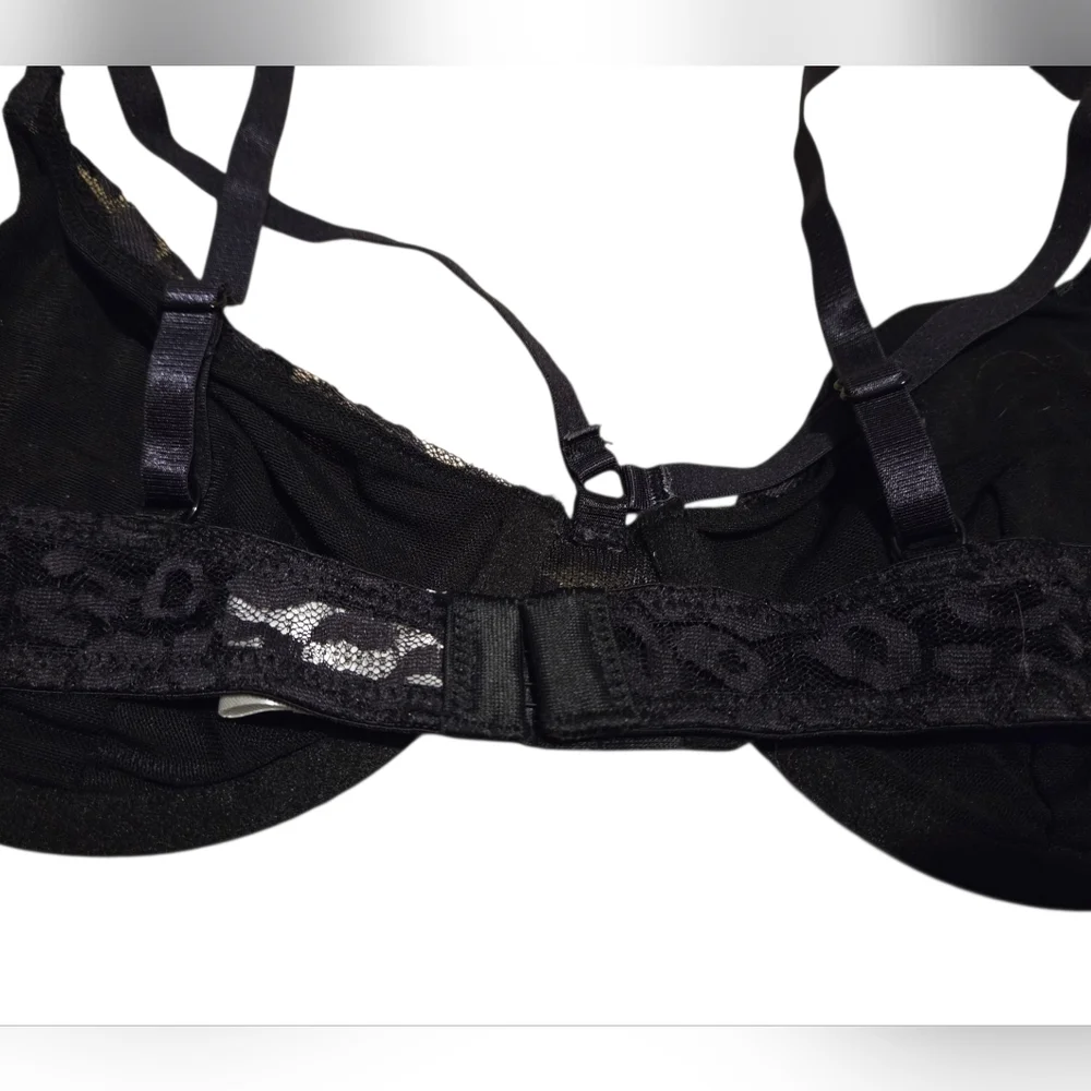 Women’s Large Venus Black Lace Lingerie Set